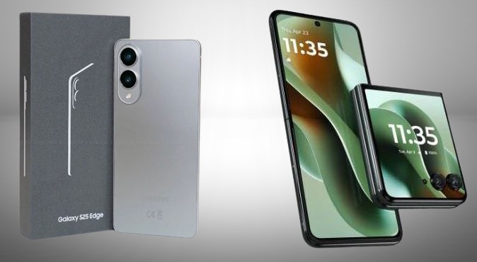 Samsung S25 Edge vs Motorola Razr 60 Ultra
