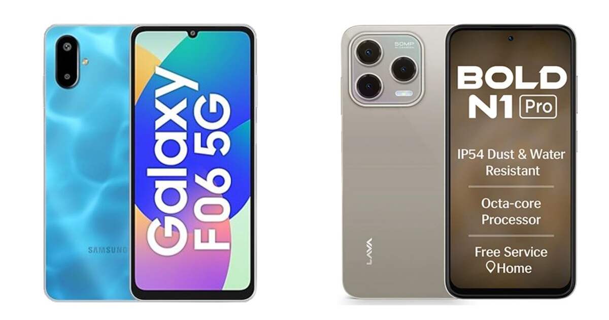 Samsung Galaxy F06 5G vs Lava BOLD N1 Pro