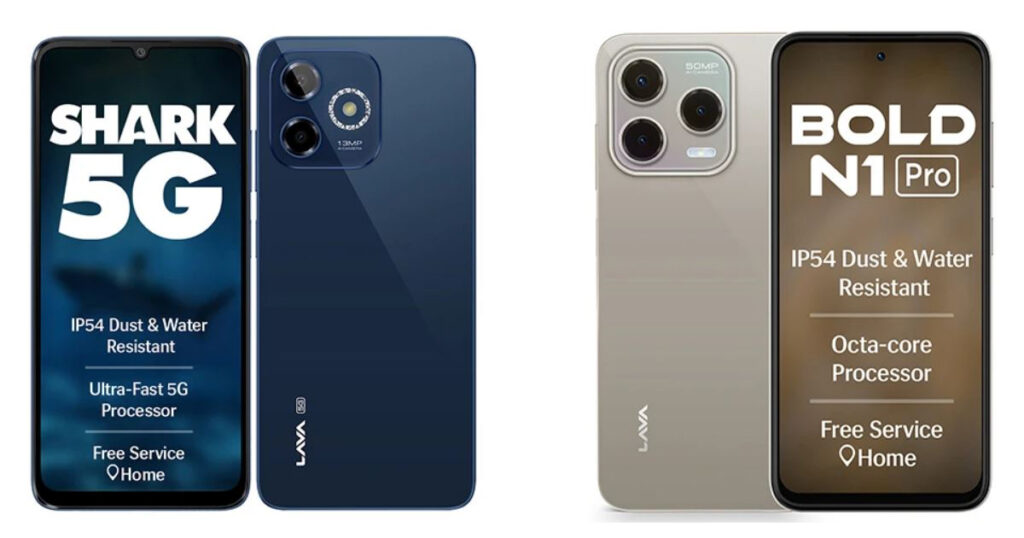 Lava Shark 5G vs Lava Bold N1 Pro