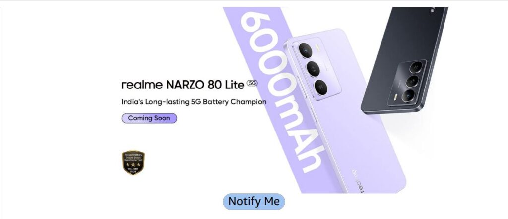 Realme Narzo 80 Lite 5G